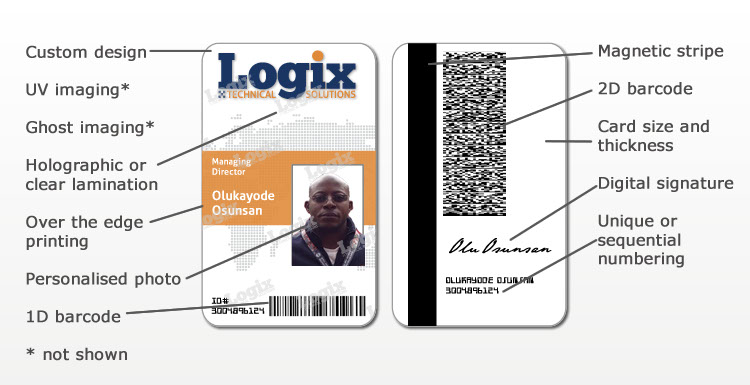 sample logix uganda ID card